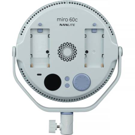 Nanlite Miro 60c (Mint Blue) - okrągły panel, lampa LED RGBWW
